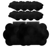 SAFIGLE 10pcs Removable Blackboard Label Clips for Basket, Writable Small Chalkboard Tags, Reusable Storage Bin Price Display Holders for Kitchen and Office Organization