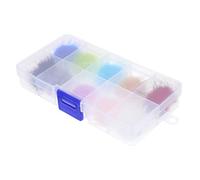 SAFIGLE 10Pcs Removable Nail Plush Balls for DIY Nail Art Fluffy Faux Accessories for Easy Application Chic Design for Beginners Professionals