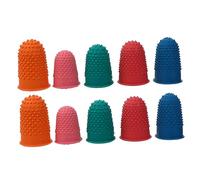 SAFIGLE 10pcs Rubber Finger Protectors Fingertip Grips for Guitar Play Reusable Finger Guards for Protection for Little Hands and Daily Use