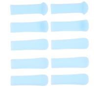 SAFIGLE 10pcs Silicone Ear Cleaner Replacement Tips for Ear Wax Removal Kit Soft Ergonomic Earwax Removal Accessories Reusable Cleaning Caps for Adults Easy to Replace and Maintain Hygiene