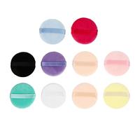 SAFIGLE 10pcs Small Makeup Loose Powder Girl Makeup Applicators for Face Cosmetics Tools