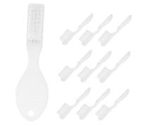 SAFIGLE 10pcs Soft Bristle Mini Toothbrushes for Prison Use Portable Short Handle Toothbrush for Sensitive Gums for Inmates and Mental Health Units