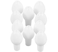 SAFIGLE 10pcs Soft Plastic Silicone Nose Cleaning Nozzle Caps for Nasal Passages, Secure Fit and Gentle Wash Tips, for Home Nose Cleaning and Allergy Seasons, Replacement Parts for Nasal