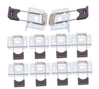 SAFIGLE 10pcs Type Spring Clamps for Recessed Light Fixtures Easy Replacement Downlight Spring Clips Compatible with LED Panel and Ceiling Lights Quick Installation Lighting Accessories