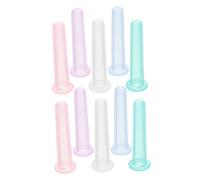 SAFIGLE 10Pcs Vacuum Massages Cup Set Facial Cupping System for Body Face Neck Back Eyes Compact Design for Easy Use Relaxation for Skin Tightening Fatigue Relief