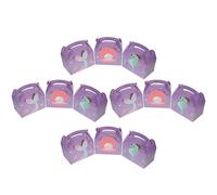SAFIGLE 12 Pcs Mermaid Party Favor Boxes Ocean Themed Treat Boxes for Candy Chocolates and Jewelry for Birthday and Special Events