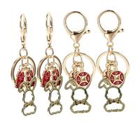 SAFIGLE 12 Pcs Year of The Rabbit Keychain Bunny Keychains for Doll Keychain Cute Bag Hanging Ornaments Lovely Bunny Pendants for Key Rings Adorable Keychain Zinc Alloy