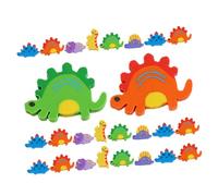 SAFIGLE 120pcs Bulk Cartoon Dinosaur Erasers for School Creative Colored Pencil Erasers with Adorable Dinosaur Shapes Bright Multi-Color Rubbers for Classroom Rewards and Home Use