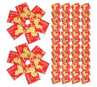 SAFIGLE 120pcs Vietnamese Red Envelopes 2026 Horse Year Red Packet Paper with Unique Design and Intricate Cultural Elements for 2026 Lunar New Year Celebration and Corporate Events
