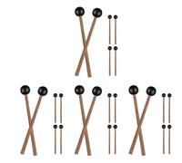 SAFIGLE 12pairs Professional Ethereal Drum Mallet for Percussion Instruments Classic Drumstick Tip for Practice and Hand Drum Sessions Supply for Beginners