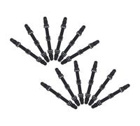 SAFIGLE 12pcs Adjustable Black Elastic Mask Extension Strap with Quick Installation and Enhanced Safety, Lightweight Polyester and Plastic Mask Adjustment Buckle for Comfortable Extended