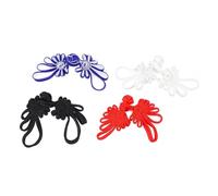 SAFIGLE 12pcs Chinese Knot Cheongsam Buttons Butterfly Shape Sewing Fasteners for Hanfu Coat Closure DIY Sewing Material Elegant Decorative