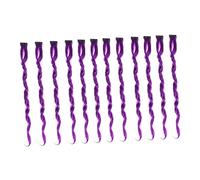 SAFIGLE 12pcs Curly Hair Extensions Clip in Women Hair Pieces Messy Bun Ponytail Extensions for Holiday Events