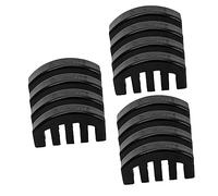 SAFIGLE 12pcs Economic Practice Mute Violin for Beginners Quantity Violin Mute for Family and Friends