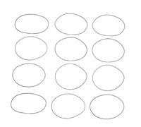 SAFIGLE 12pcs Elastic Notebook Bands Nylon Stretchable Straps for Travelers Journal Holder Fit Refillable Diary Bands in Blue Black Grey Brown Dark Green Purple Lightweight Travel