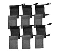 SAFIGLE 12Pcs Exfoliating Soap Bags Portable Mesh Pouches for Bathing Soap Storage Accessories for Rich and Scent Release for Face Hands Body and Laundry Use