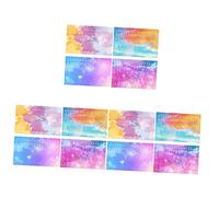SAFIGLE 12pcs Kalimba Thumbs Piano Key Stickers Adhesive Decals for Music Beginners Scale Stickers Safe Material Easy to Stick and Remove