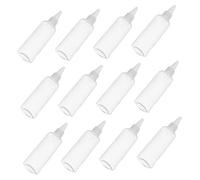 SAFIGLE 12pcs Leakproof Clear Travel Bottles Precision Applicator Squeeze Containers with Twist Top for Lotion Shampoo Ink Portable Transparent Refillable Dispensers for Cosmetics Crafting