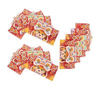 SAFIGLE 12pcs Lion Awakening Red Packet Chinese Hongbao Spring Festival Packet Money Envelopes Chinese Year Decorations Lunar Year Envelopes
