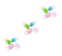 SAFIGLE 12pcs Portable Pacifier Case Holder for Travel Outdoor Pacifier Storage Case in Pink Design and Accessible While The Go