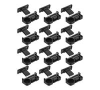 SAFIGLE 12pcs Quick Install Abs Furniture Panel Clips with Push-on Installation and Secure Support, Detachable Fasteners for Kitchen Units and Cabinets, for Custom DIY Furniture Projects