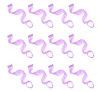 SAFIGLE 12pcs Unique Style Curly Bun Hair Piece Human Hair Extensions Natural Textures for Daily Wear