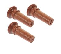 SAFIGLE 12pcs Wood Violin Tailpiece Endpin Replacement for Violin Tail Endpin Tail Screws Plugs for String Instrument Accessories