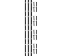 SAFIGLE 12sets Pressure Chord Rods for Guitar Metal Strip Bars Stabilizing Instrument Accessories for String Stability for Electric Guitars