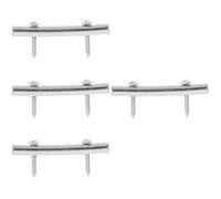SAFIGLE 12sets Zinc Alloy Guitar String Retaining Rods Electric Guitar Pressure Chords Easy to Install Professional Accessories for Stable