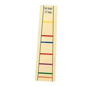 SAFIGLE 13 Inch Viola Finger Guide Fretboard Stickers for 3/4 Size Colour Coded Fingerboard Decals Position Marker Label for Beginner Students Easy to Apply and Remove