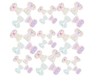 SAFIGLE 132Pcs Little Bear Nail Charms for Nail Art Decoration Manicure Adornments Versatile for Personal Salon Use All Match Fashion Accessories for Women