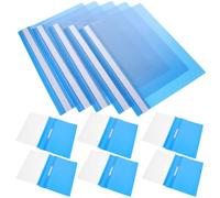 SAFIGLE 15pcs Document File Folders Organizer for Office and Music Scores Project Storage Binder for Home School and Workplace Practical Non-deformable Folder in Blue