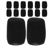 SAFIGLE 15pcs Microphone Sponge Covers Wind Muff Handheld Mic Windshield Muff Soft Foam Protective Sleeve for Karaoke Party Stage Performance and Meeting Use