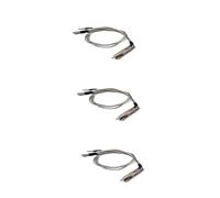 SAFIGLE 15pcs Piezo Pickup Rod Bar for Acoustic Guitar Folk Cigar Box Guitar Passive Pickup Stick Cable