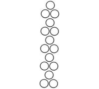 SAFIGLE 15pcs Singing Bowl Cushion for Buddhist Supply Handmade in Nepal Meditation Accessories for Sound Bowl Pad