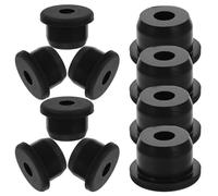 SAFIGLE 15pcs Wiring Silicone Grommet Kit Heat-Resistant Electrical Wire Gasket for Automotive Cable Protection Flexible Hole Plugs