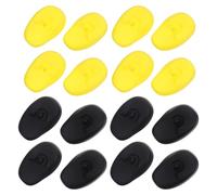 SAFIGLE 16 Pairs Hair Dye Ear Covers - Silicone Salon Earmuffs - Waterproof Ear Protector Caps For Salon Hairdressing Dyeing Bathing Shower Accessory