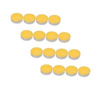 SAFIGLE 16pcs Ghee Candle Smoke-Less Scented Candles for Birthday Proposals Tea-Cooking Rituals Mini Shaped for Office Tea Rooms Home Heat Preservation Plant-Based Butter