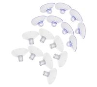 SAFIGLE 16pcs Heavy Duty Pvc Suction Cups for Cat Window Hammock, Reliable Support with 85mm Diameter, Strong Suction Cups for Glass Window Perch Replacement