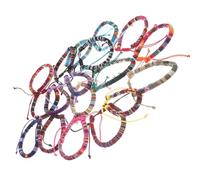 SAFIGLE 18pcs Bohemian Friendship Bracelet Adjustable Cotton Rope Braided Bracelet with Wax Thread Color Will Not Fade Delicate Boho-style for Women Teens