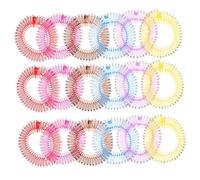 SAFIGLE 18pcs Hair Bands For Women: Full Circular Stretchy Hair Combs - Flexible Plastic Side Circle Comb For Women And Girls - Round Hairband Holder