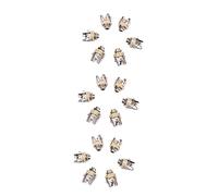 SAFIGLE 18pcs Stereo Guitar Jack Socket Connector Plug Socket Female Panel Mount for Acoustic Electric Guitar Accessories