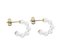 SAFIGLE 1Pair Elegant Small Pearl Ear Studs for Women Fashionable Round Earrings Jewelry for Various Occasions Like Birthdays and Anniversaries Skin Friendly and Durable Design