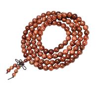 SAFIGLE 1Pc Chic Buddha Bead Bracelet for Men Wooden Beads Jewelry Comfortable Hand Accessory for Daily Wear and Gifting Durable Wood Color Design
