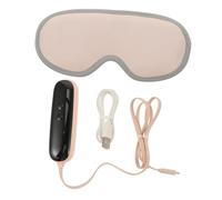 SAFIGLE 1Pc Heating Eye Mask Comfortable Eye Massager Pink Sleep Mask for Eye Fatigue Relief Soothing Hot Compression Vibration Sleep Reduce Dark Circles