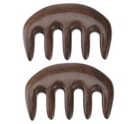SAFIGLE 1pc Natural Sandalwood Massage Comb for Head Durable Scalp Tool for Men and Promotes Relaxation present for Family Friends
