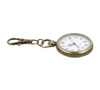 SAFIGLE 1pc Nurse Form Exam Form Pendant Look Musical Chain Pin Nurses Bra Winder Pocket Watch Lanyard Clip on Watch Hang Retractable Portable Cool Digital Watches for Men Brown 9h Glass