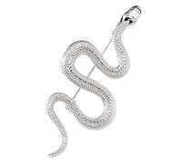 SAFIGLE 1Pc Snake Shape Brooch Breast Pin for Clothing Decoration Stylish Snake Lapel Pin Elegant Accessory for Casual and Formal Attire