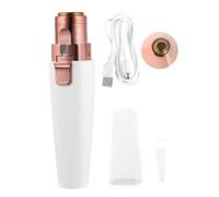 SAFIGLE 1Pc USB Rechargeable Lipstick Shape Remover for Women Painless Facial Hair for Eyebrows Upper Lip Cheeks Chin and Nose Hair
