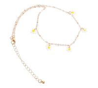 SAFIGLE 1Pc Women Tassel Necklace with Delicate Pendant Charming Daisy Bead Neck Chain for Parties Graduations and Daily Wear Elegant Accessory for All Styles